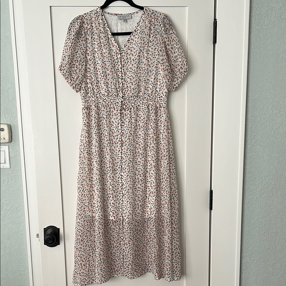Floral Print Midi Dress